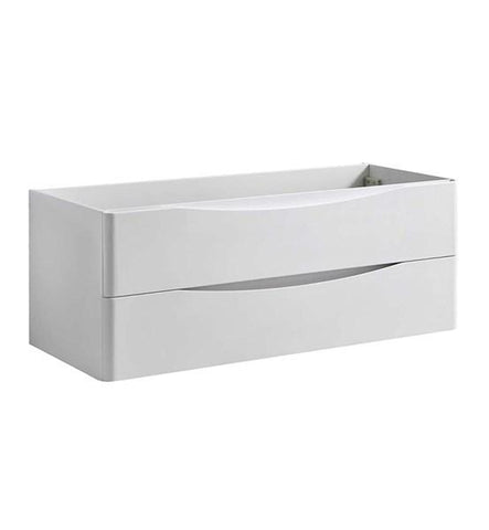 Image of Fresca Tuscany 48" Glossy White Wall Hung Modern Bathroom Cabinet | FCB9048WH FCB9048WH