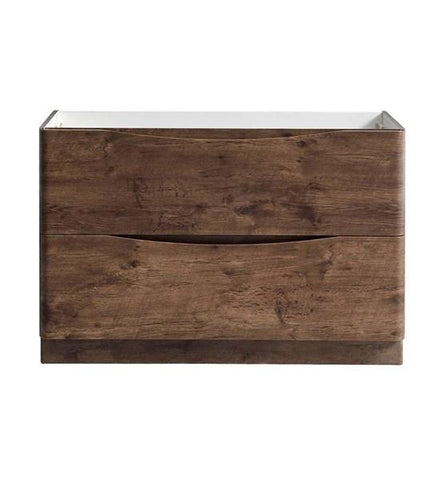 Image of Fresca Tuscany 48" Rosewood Free Standing Double Sink Modern Bathroom Cabinet | FCB9148RW-D