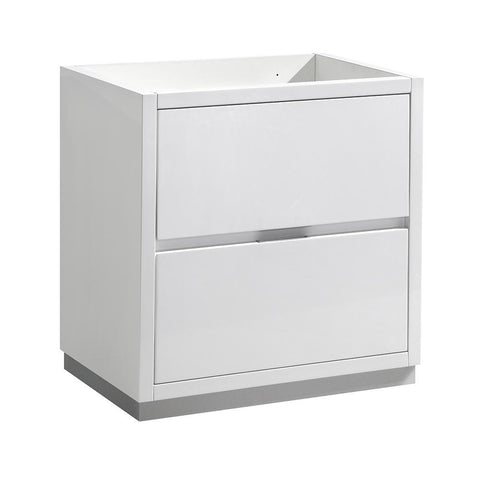 Image of Fresca Valencia 30" Free Standing Modern Bathroom Cabinet FCB8430WH