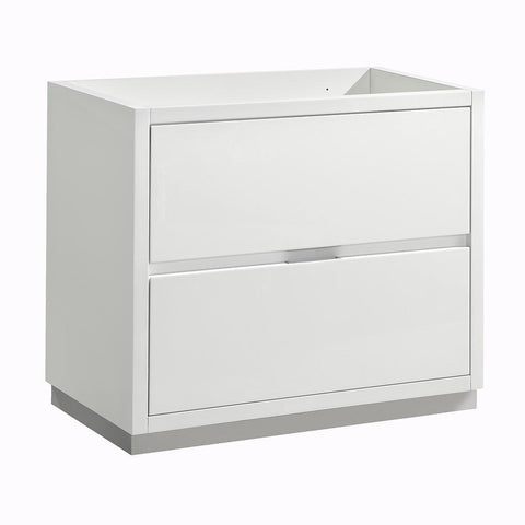 Image of Fresca Valencia 36" Free Standing Modern Bathroom Cabinet FCB8436WH