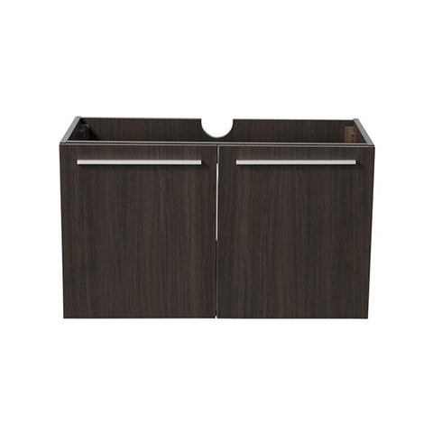 Image of Fresca Vista 30" Gray Oak Wall Hung Modern Bathroom Cabinet | FCB8089GO FCB8089GO