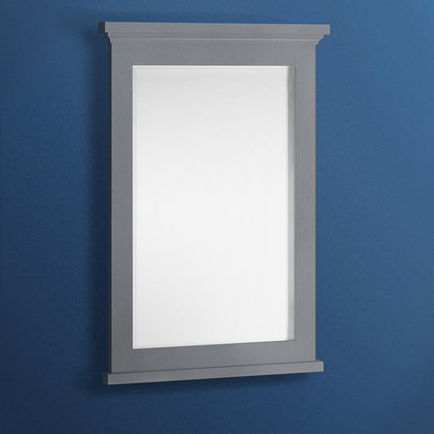 Image of Fresca Windsor 24" Gray Textured Bathroom Mirror | FMR2424GRV FMR2424GRV