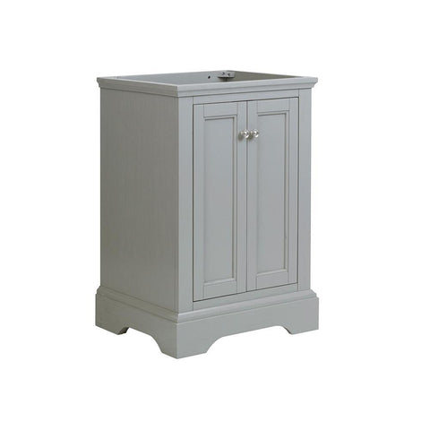 Image of Fresca Windsor 24" Gray Textured Traditional Bathroom Cabinet | FCB2424GRV FCB2424GRV