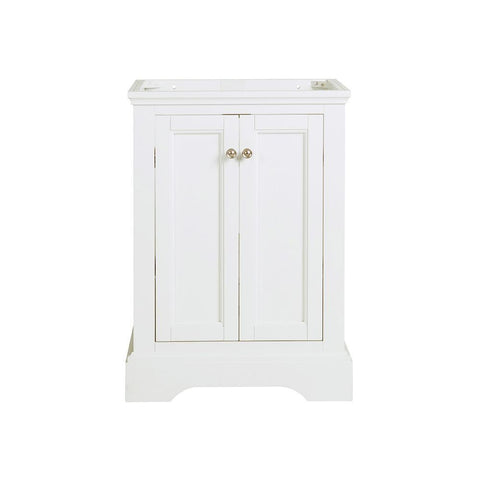 Image of Fresca Windsor 24" Matte White Traditional Bathroom Cabinet | FCB2424WHM FCB2424WHM