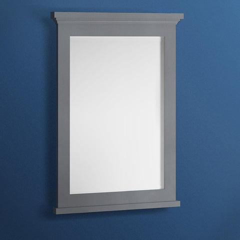 Image of Fresca Windsor 27" Gray Textured Bathroom Mirror | FMR2427GRV FMR2427GRV