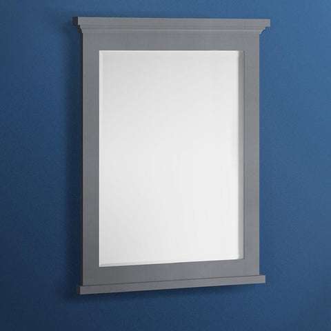 Image of Fresca Windsor 30" Gray Textured Bathroom Mirror | FMR2430GRV FMR2430GRV