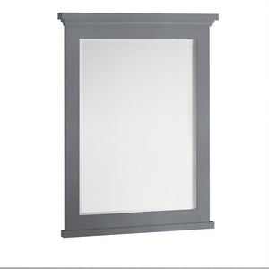 Fresca Windsor 30" Gray Textured Bathroom Mirror | FMR2430GRV FMR2430GRV