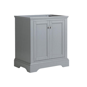 Fresca Windsor 30" Gray Textured Traditional Bathroom Cabinet | FCB2430GRV FCB2430GRV