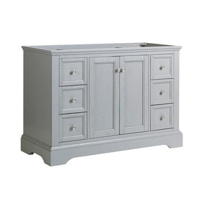 Fresca Windsor 48" Gray Textured Traditional Bathroom Cabinet | FCB2448GRV FCB2448GRV
