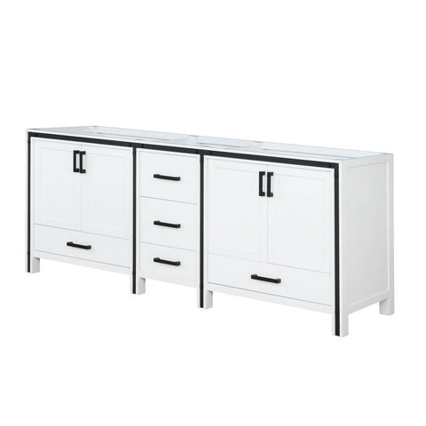 Ziva 84" White Vanity Cabinet Only | LZV352284SA00000