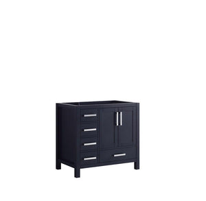 Jacques 36" Navy Blue Vanity Cabinet Only - Right Version