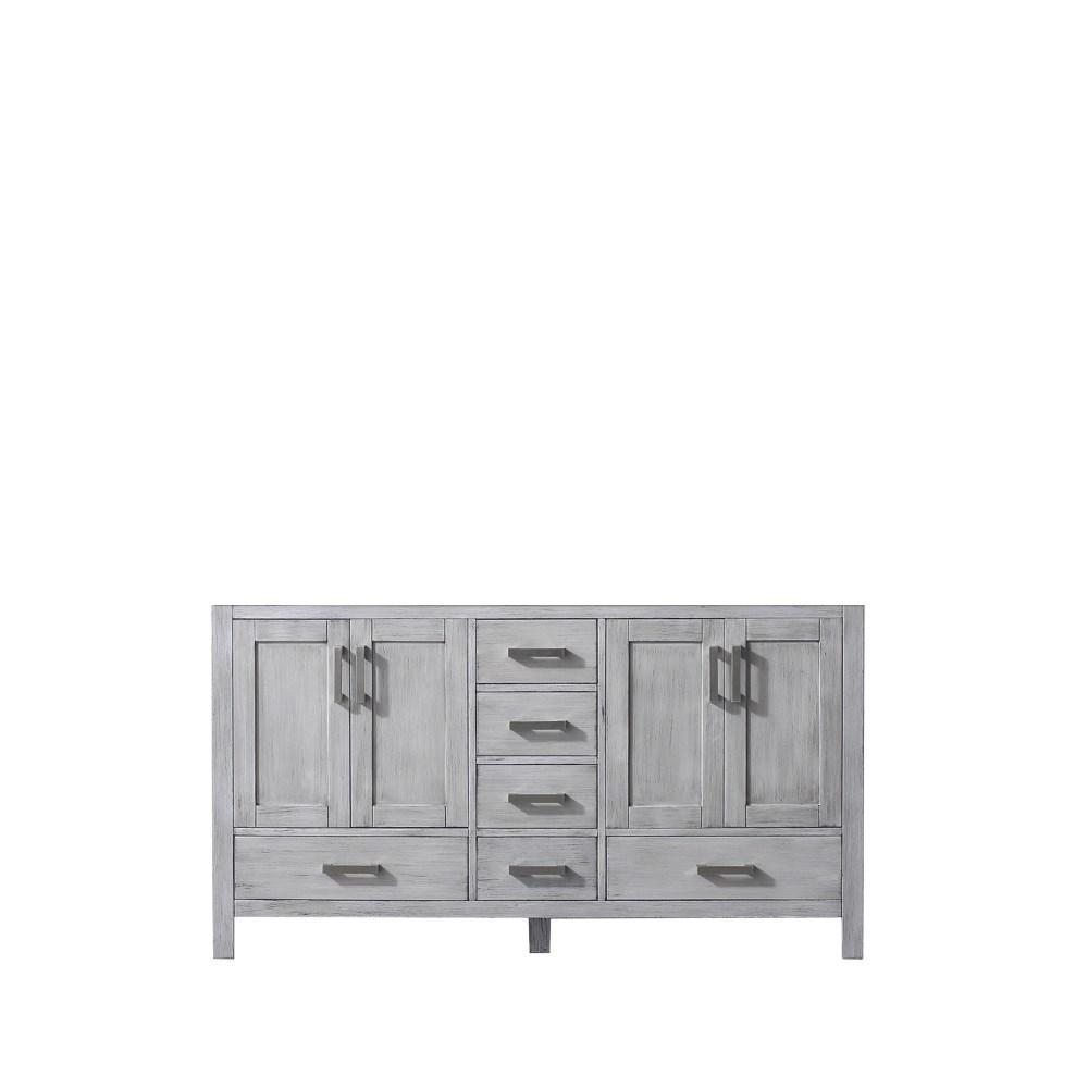 Jacques 60" Distressed Grey Vanity Cabinet Only