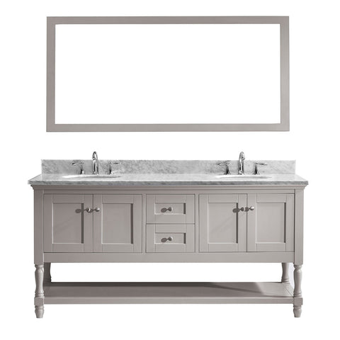 Image of Julianna 72" Double Bathroom Vanity MD-3172-WMRO-CG