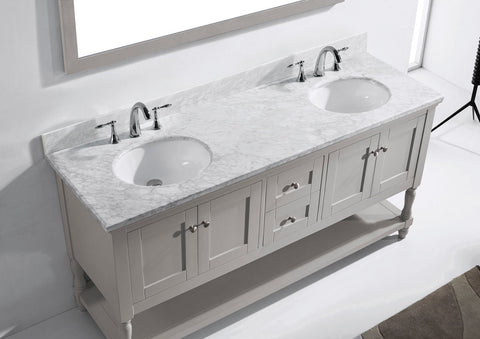 Image of Julianna 72" Double Bathroom Vanity MD-3172-WMRO-CG