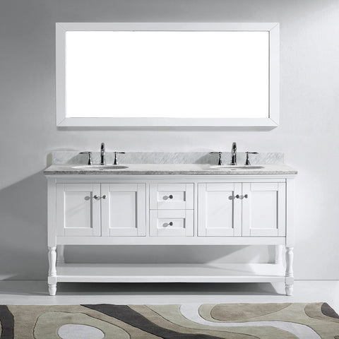 Image of Julianna 72" Double Bathroom Vanity MD-3172-WMRO-CG