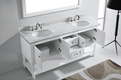 Image of Julianna 72" Double Bathroom Vanity MD-3172-WMRO-CG