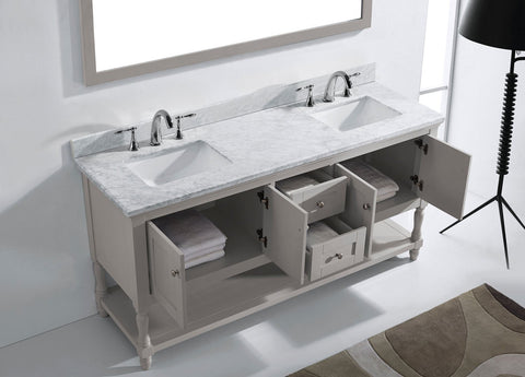 Image of Julianna 72" Double Bathroom Vanity MD-3172-WMRO-CG