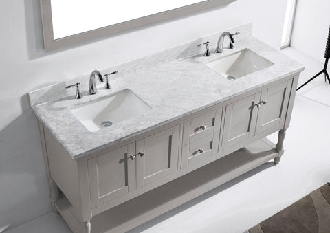 Image of Julianna 72" Double Bathroom Vanity MD-3172-WMRO-CG