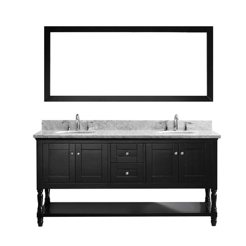 Image of Julianna 72" Double Bathroom Vanity MD-3172-WMRO-ES