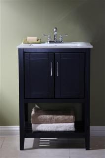 Image of Legion WLF6020-E 24" SINK VANITY WITHOUT FAUCET - Espresso WLF6020-E