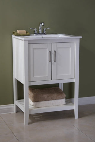 Image of Legion WLF6020-W 24" SINK VANITY WITHOUT FAUCET - White WLF6020-W