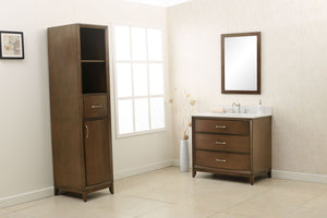 Legion WLF7030-36 36" ANTIQUE COFFEE SINK VANITY WITH QUARTZ TOP - ANTIQUE COFFEE WLF7030-36