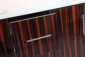 Legion WT5184 SINK VANITY  WITH MIRROR - NO FAUCET - Muti Brown