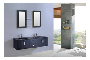 Legion WT9001D SINK VANITY WITH MIRROR - NO FAUCET - Espresso WT9001D