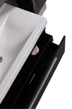 Legion WT9002 SINK VANITY  WITH MIRROR AND SIDE CABINET - NO FAUCET - Espresso