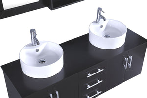 Legion WT9011 SINK VANITY WITH MIRROR - NO FAUCET - Espresso