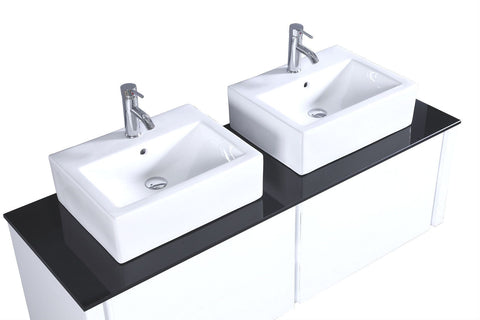 Image of Legion WT9012A SINK VANITY  WITH MIRROR - NO FAUCET - White WT9012A
