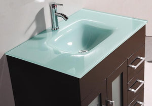 Legion WT9109 SINK VANITY  WITH MIRROR - NO FAUCET - ESPRESSO
