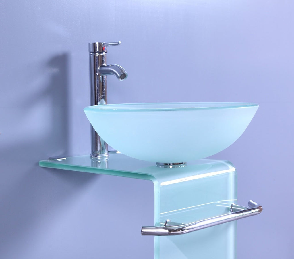 Legion WTH70854 SINK VANITY WITHOUT MIRROR AND FAUCET - Frosted WTH70854