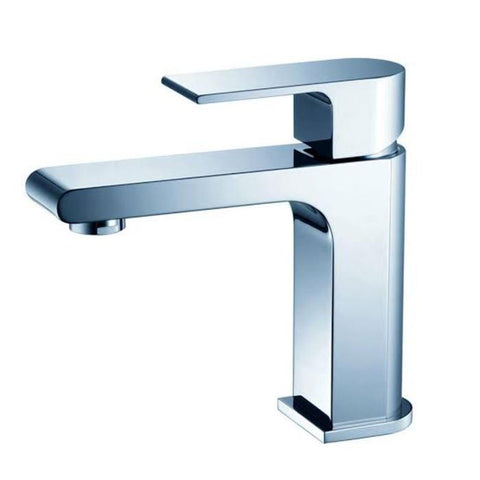 Lucera 24" Gray Modern Wall Hung Undermount Sink Vanity w/ Medicine Cabinet FVN6124GR-UNS-FFT9151CH