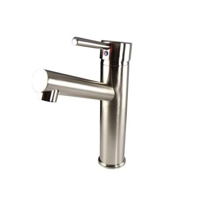 Lucera 36" Espresso Modern Wall Hung Undermount Sink Vanity- Left Offset FVN6130GR-UNS-FFT1046BN