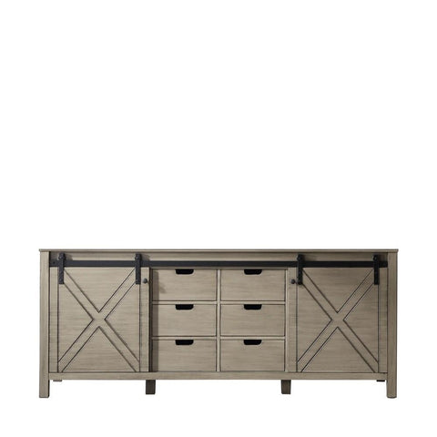 Image of Marsyas 80" Ash Grey Vanity Cabinet Only