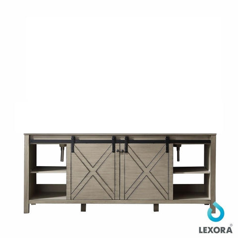 Image of Marsyas 80" Ash Grey Vanity Cabinet Only