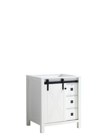Image of Marsyas Veluti 30" White Vanity Cabinet Only