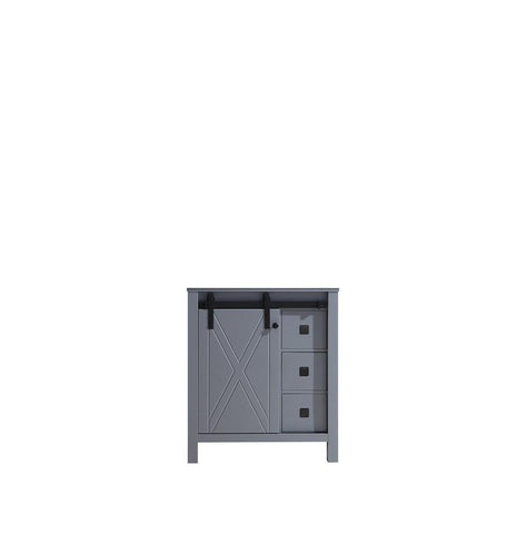 Image of Marsyas Veluti 30" Dark Grey Vanity Cabinet Only