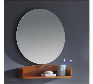 MIRROR WITH SHELF for 25.5" SINK CHEST  - SOLID WOOD - NO FAUCET WA3140-M