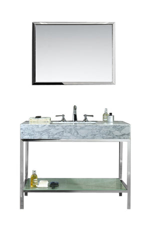 Seacliff by Ariel Brightwater 48" Single Sink Vanity Set SC-BRI-48-PSS