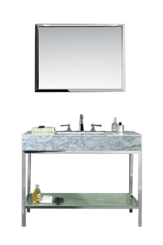 Image of Seacliff by Ariel Brightwater 48" Single Sink Vanity Set SC-BRI-48-PSS