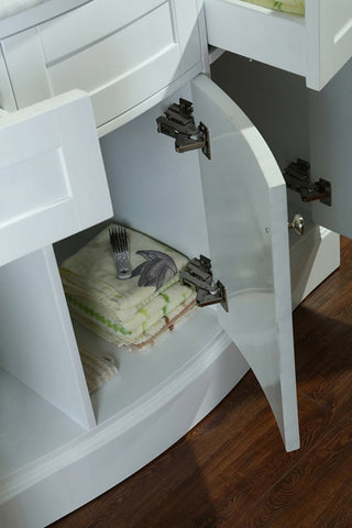 Image of Seacliff by Ariel Montauk 42" Single Sink Vanity Set in White SC-MON-42-SWH