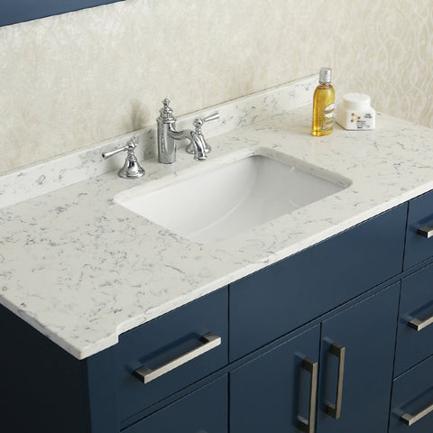 Image of Seacliff by Ariel Radcliff 48" Single Sink Vanity Set in Midnight Blue SC-RAD-48-SMB