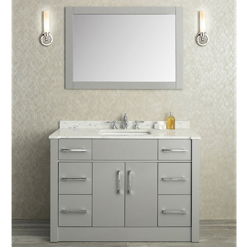 Image of Seacliff by Ariel Radcliff 48" Single Sink Vanity Set in Taupe Grey SC-RAD-48-STG