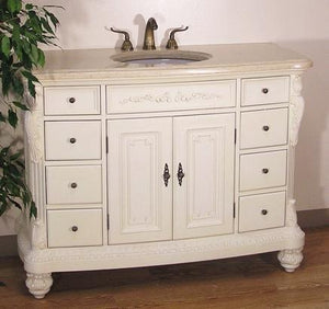 SINK CHEST 48" - -NO FAUCET - 3CM TOP-BACKSPLASH AVALIBLE P5512-03A