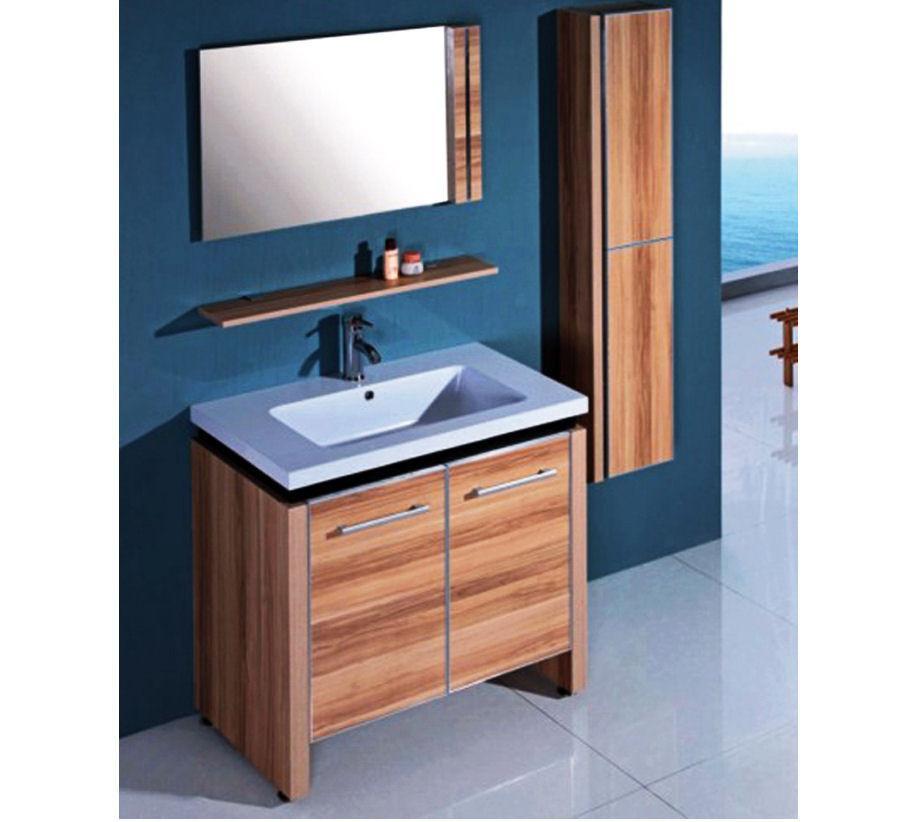 SINK VANITY  WITH MIRROR AND SIDE CABINET - NO FAUCET WTH0932