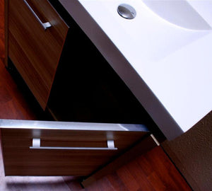 SINK VANITY  WITH MIRROR AND SIDE CABINET - NO FAUCET