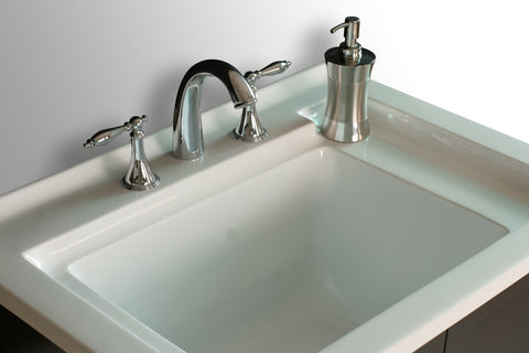 Image of Stufurhome 30 inch Espresso Laundry Utility Sink GM-Y01