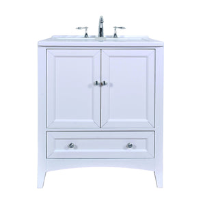 Stufurhome 30 inch White Laundry Utility Sink GM-Y01W